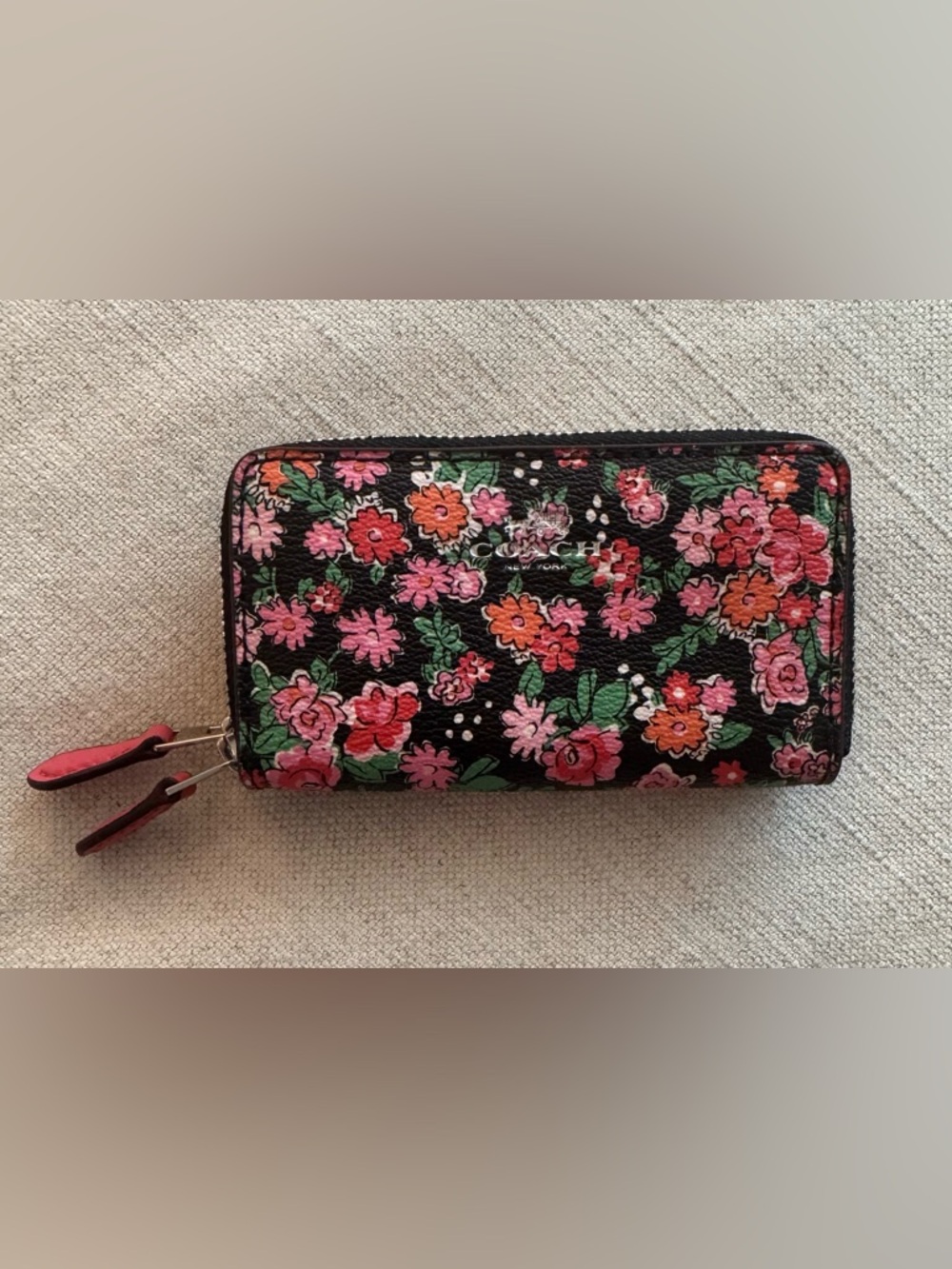 Coach Accordion Zip Wallet in Posey Cluster Floral